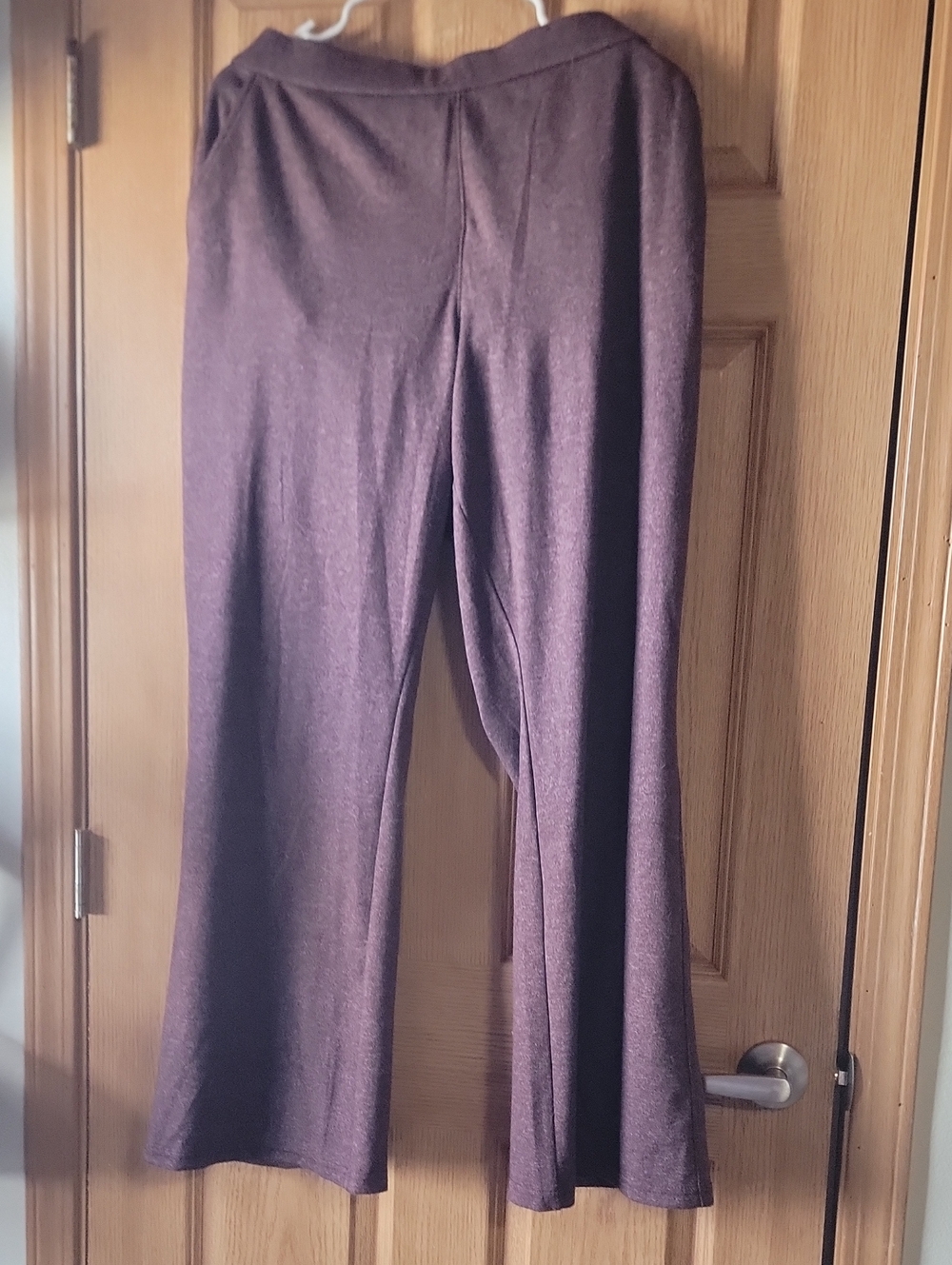 Lee Plum Boot-Cut Knit Pants